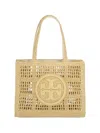 Tory Burch Ella Straw Small Tote Bag
