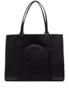 Tory Burch Ella Small Tote Bag In Black