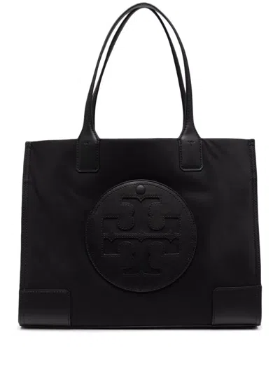 Tory Burch Ella Small Tote Bag In Black