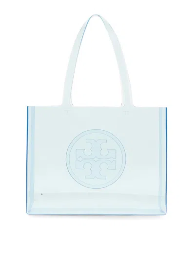 Tory Burch Ella Small Tote Bag In Light Blue