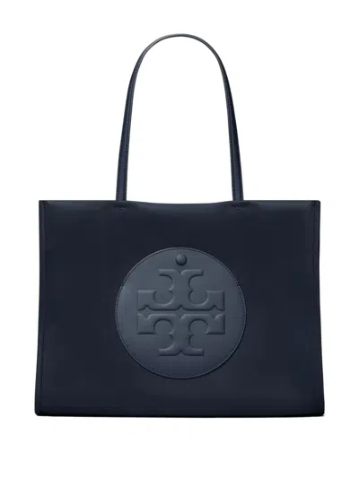 Tory Burch Ella Small Tote In Blue