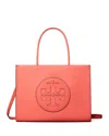 Tory Burch Small Ella Bio Tote In Coral Crush/gold