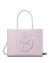 Tory Burch Small Ella Bio Tote In Purple Heather