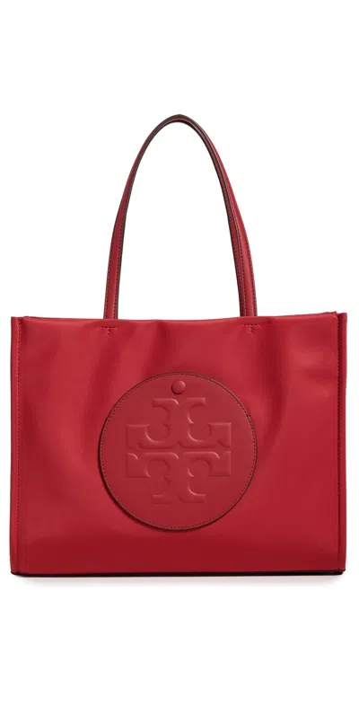 Tory Burch Ella Small Tote Toucan Red