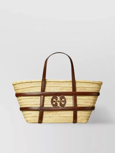 Tory Burch Ella Straw Basket Bag
