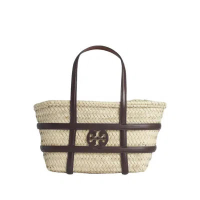 TORY BURCH TORY BURCH ELLA STRAW SHOPPING BAG