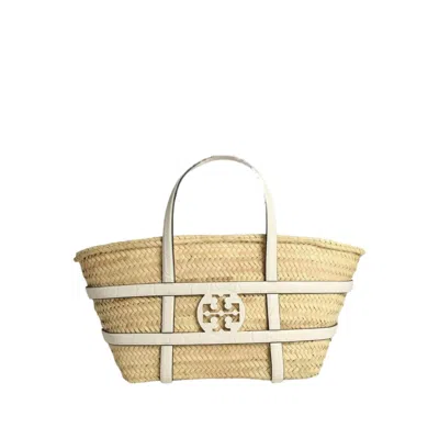 TORY BURCH TORY BURCH ELLA STRAW SHOPPING BAG