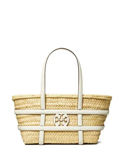Tory Burch Ella Straw Small Shopper Bag