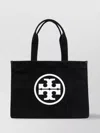 TORY BURCH ELLA STRUCTURED CANVAS TOTE BAG