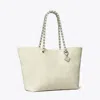 Tory Burch Ella Terry Chain Tote In White