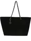 Tory Burch Ella Chain Shoulder Bags Black