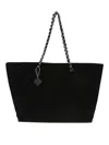 Tory Burch Ella Terry Cotton Tote Bag In Black