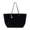 Tory Burch Ella Terry Shopper Bag In Black