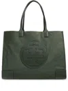 Tory Burch Ella Logo Patch Tote Bag In Green