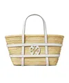 Tory Burch Natural Small Ella Straw Basket Tote