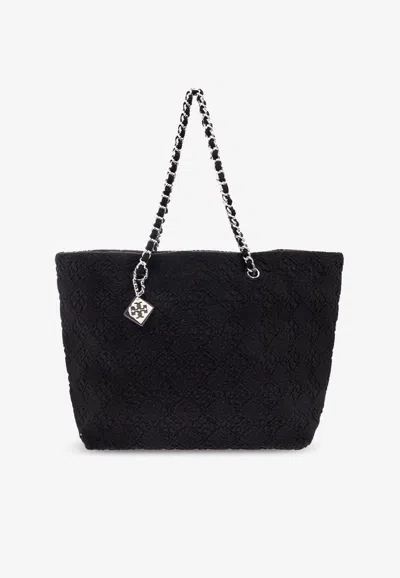 Tory Burch Ella Tote Bag In Black