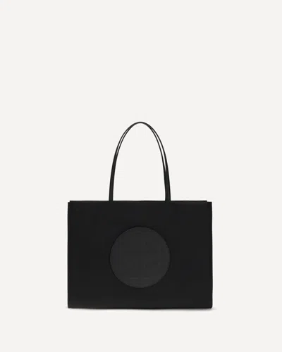 Tory Burch Ella Tote Bag In Black