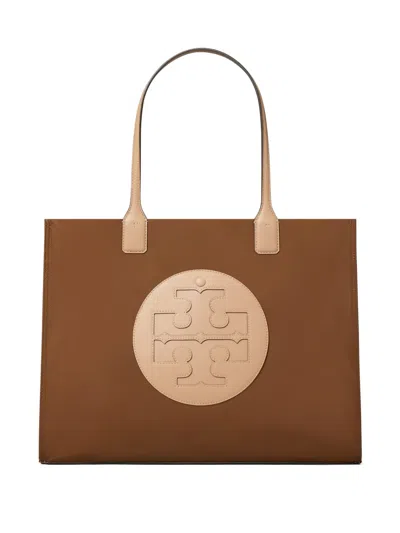 Tory Burch Ella Tote Bag In Brown
