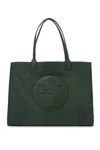 Tory Burch Ella Logo Patch Tote Bag In Green