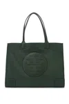 Tory Burch Ella Logo Patch Tote Bag In Green