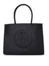 Tory Burch Small Ella Tote Bag In Black