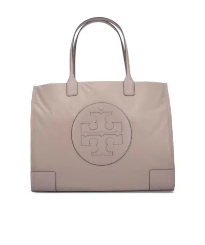 Tory Burch Ella Tote Bag In Nude | ModeSens
