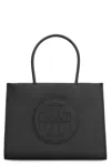 Tory Burch Ella Tote Bag In Black Leather In Black
