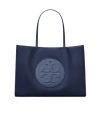 Tory Burch Ella Recycled Nylon Tote Bag In Blue