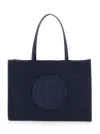 Tory Burch Ella Tote Small In Blue