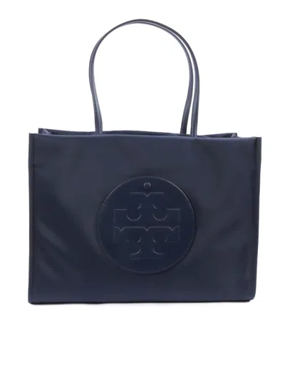 Tory Burch Ella Small Tote In Blue