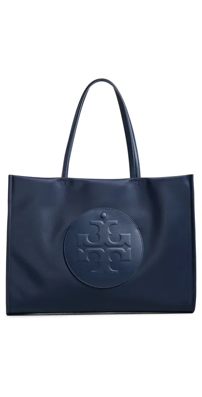 Tory Burch Ella Tote New Navy In Blue
