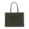 Tory Burch Ella Small Bio Tote Bag In Basil In Black