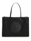 Tory Burch Ella Tote Shoulder Bags Black