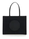 Tory Burch Ella Tote Shoulder Bags Black In Black