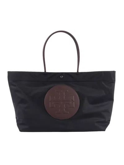 Tory Burch Ella Twist Mini Shoulder Bag In Black