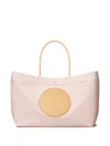 Tory Burch Ella Twist Reversible Tote Rose Mist In Pink