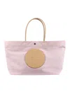 Tory Burch Ella Twist Reversible Tote Rose Mist In Pink