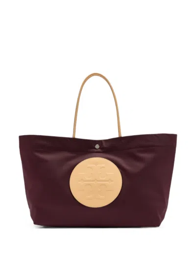 Tory Burch Ella Twist Reversible Tote In Red