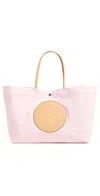 Tory Burch Ella Twist Reversible Tote Rose Mist In Pink