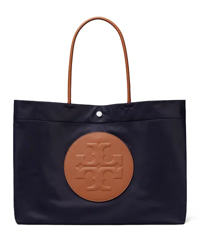 Tory Burch Ella Twist Tote In Blue