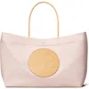 Tory Burch Ella Twist Reversible Tote Rose Mist In Pink