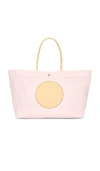 Tory Burch Ella Twist Reversible Tote Rose Mist In Pink