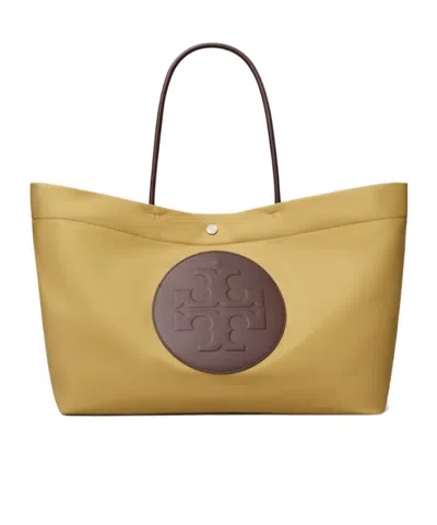 TORY BURCH TORY BURCH LOGO PATCH TOTE BAG