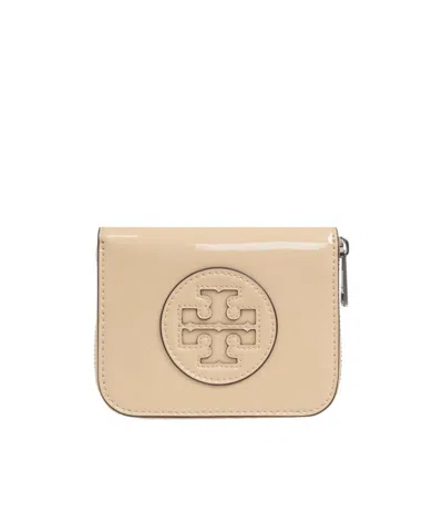 TORY BURCH LOGO-PATCH WALLET