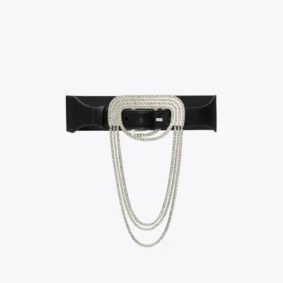 Tory Burch Embellished Belt In Black