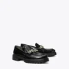 Tory Burch Glossy Finish Loafers Crafted In Perfect Black