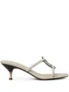 Tory Burch Embellished Leather Miller Sabot
