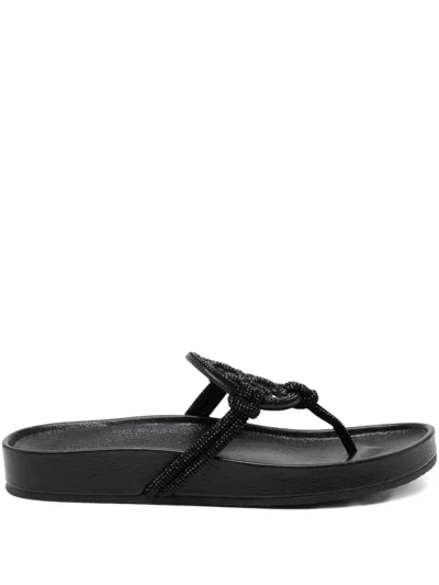 Tory Burch Embellished Sandal In Black
