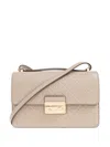 Tory Burch Embossed Logo Flap Bag