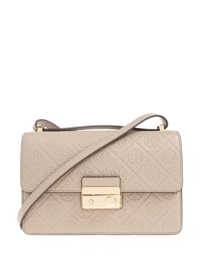 Tory Burch Embossed Logo Flap Bag